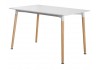 Image of Bàn ăn Eames chữ nhật màu trắng 80x1m2 BLM04