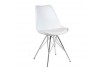 Image of Ghế Eames mặt đệm chân sắt xi mạ GLM17