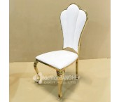 Ghế ăn tân cổ điển, ghế nhà hàng tiệc cưới mạ vàng sang trọng GLM162