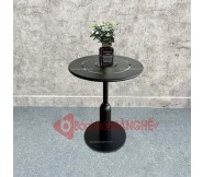 Bàn tròn cafe decor mặt tôn chân sắt sơn tĩnh điện BSK41