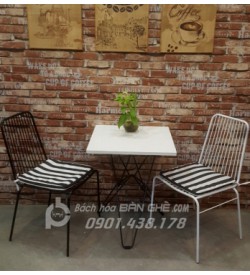 Bộ bàn ghế quán cafe BGSK070
