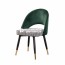Ghế nệm bọc vải nhung GLM122