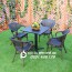Ghế nhựa giả mây khung nhôm đúc GSV06A